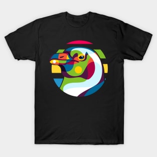 Penguin Colorful Pop Art T-Shirt